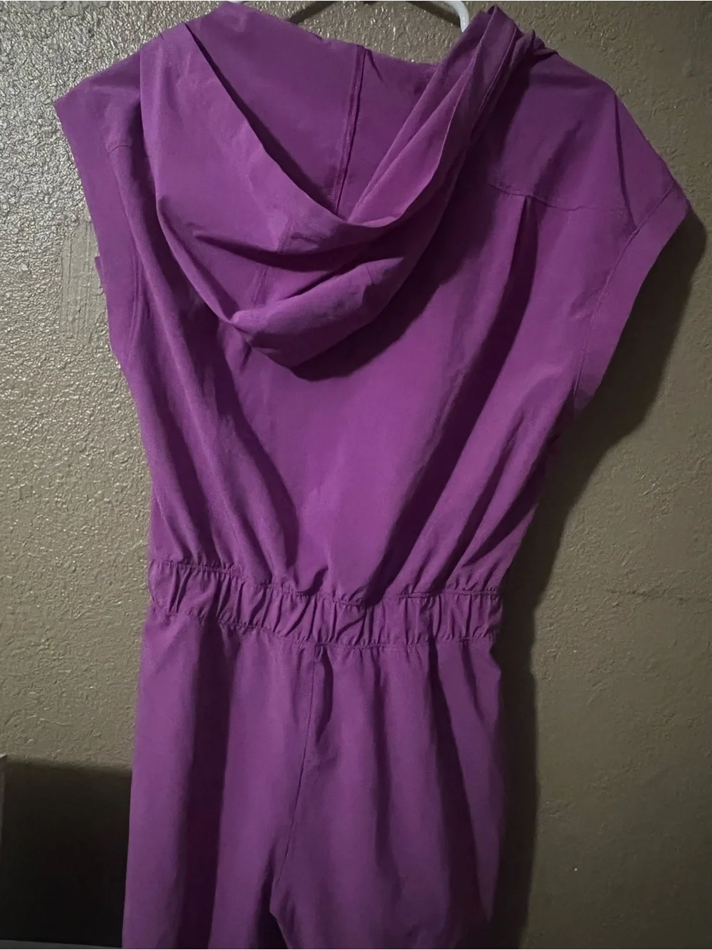 Athleta Girl Purple Hooded Zip Dress